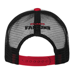 Atlanta Falcons Youth Essentials Trucker Adjustable Hat - White/Red cheap