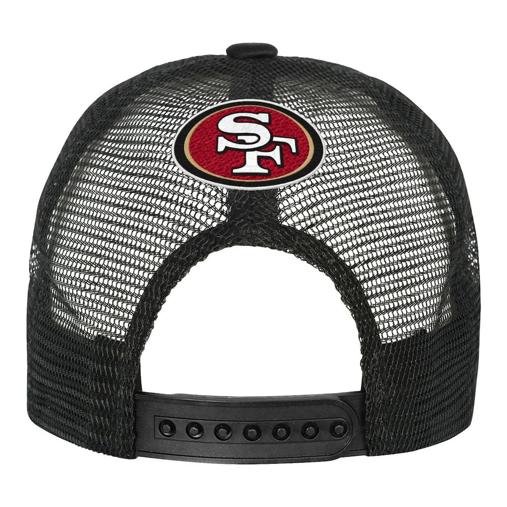 San Francisco 49ers Youth Modern Fan Trucker Adjustable Hat - White/Black sale