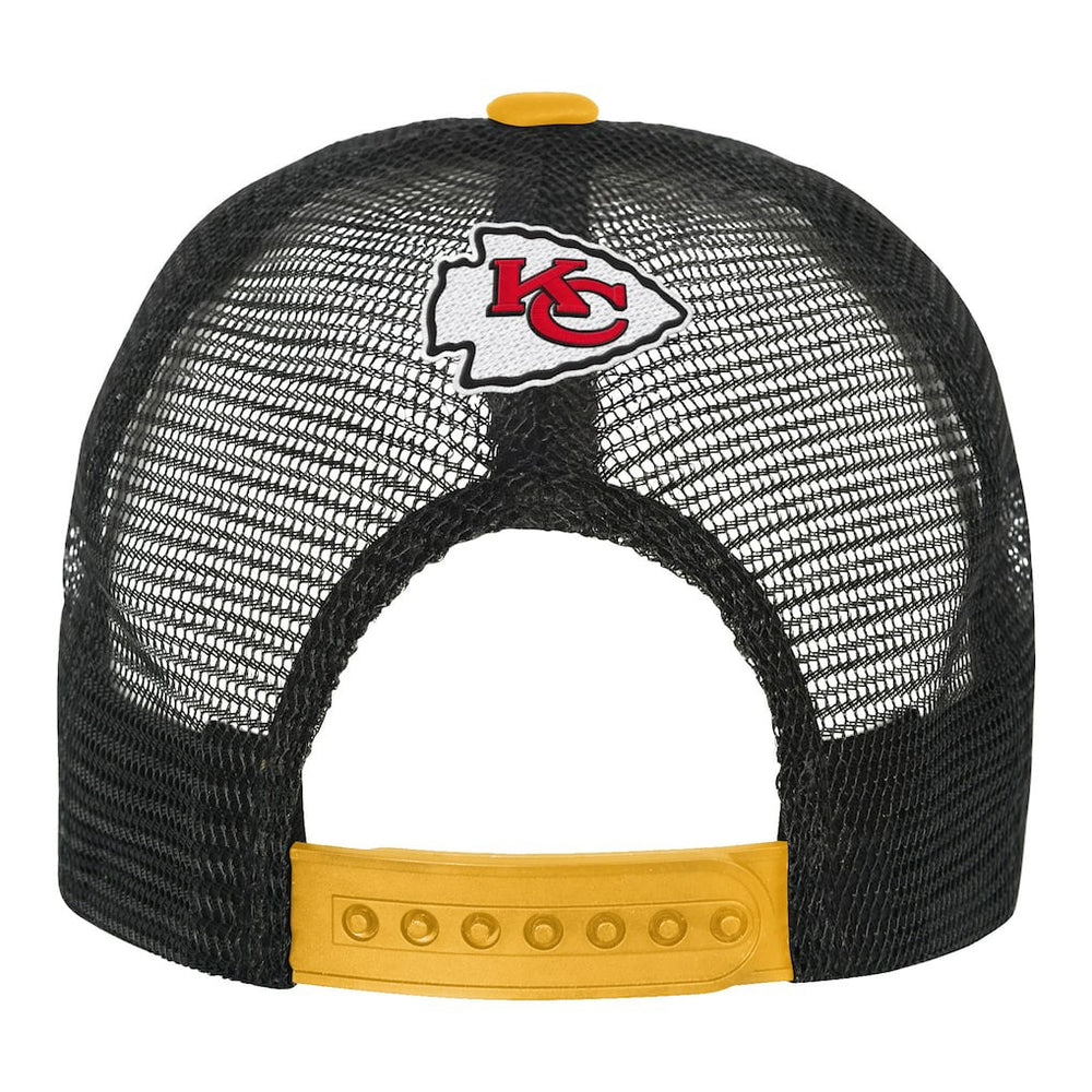 Kansas City Chiefs Youth Modern Fan Trucker Adjustable Hat - White/Gold online