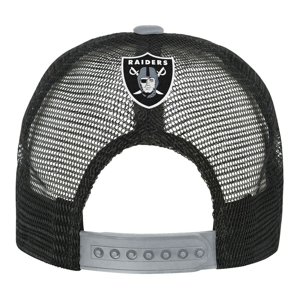 Las Vegas Raiders Youth Modern Fan Trucker Adjustable Hat - White/Silver online