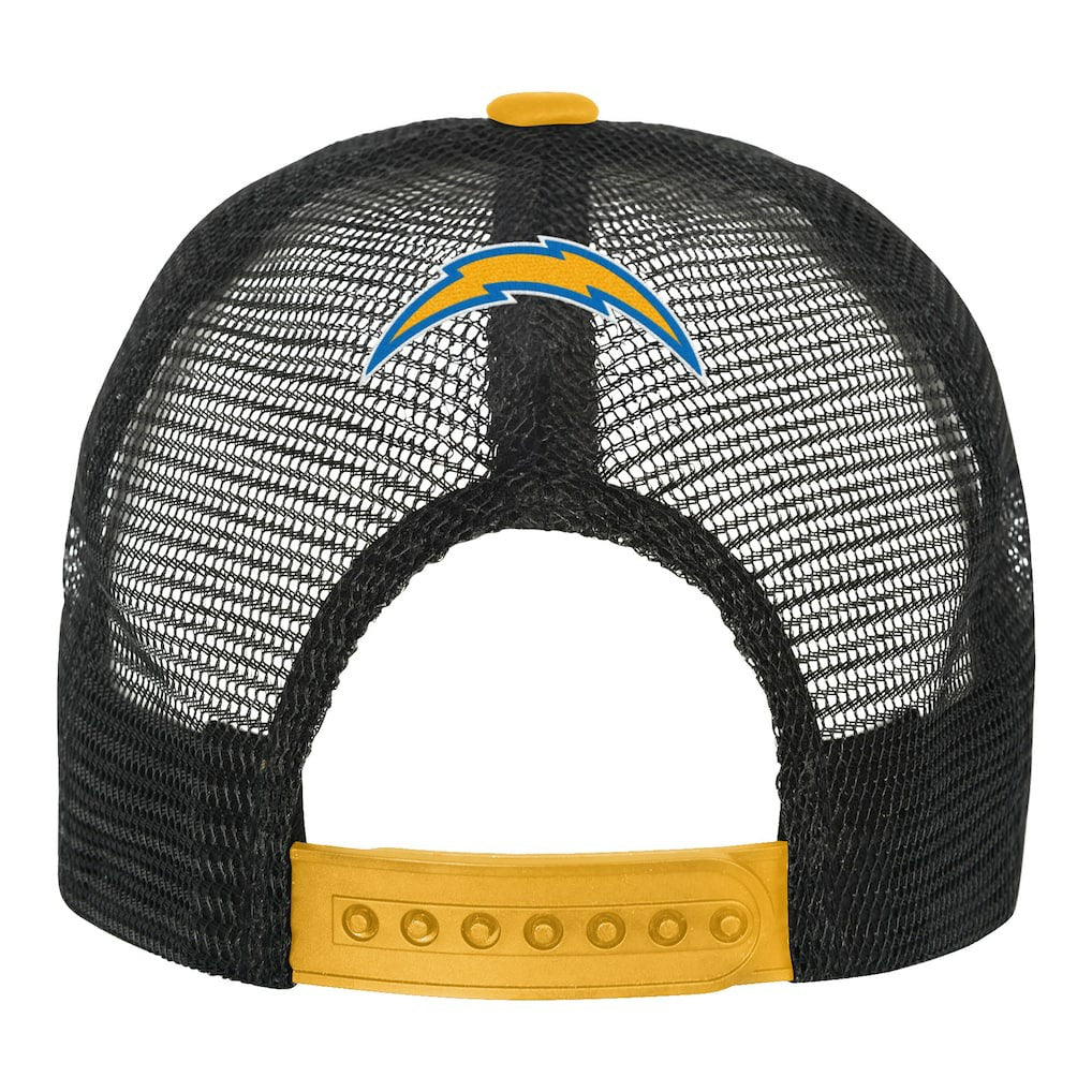 Los Angeles Chargers Youth Modern Fan Trucker Adjustable Hat - White/Gold sale