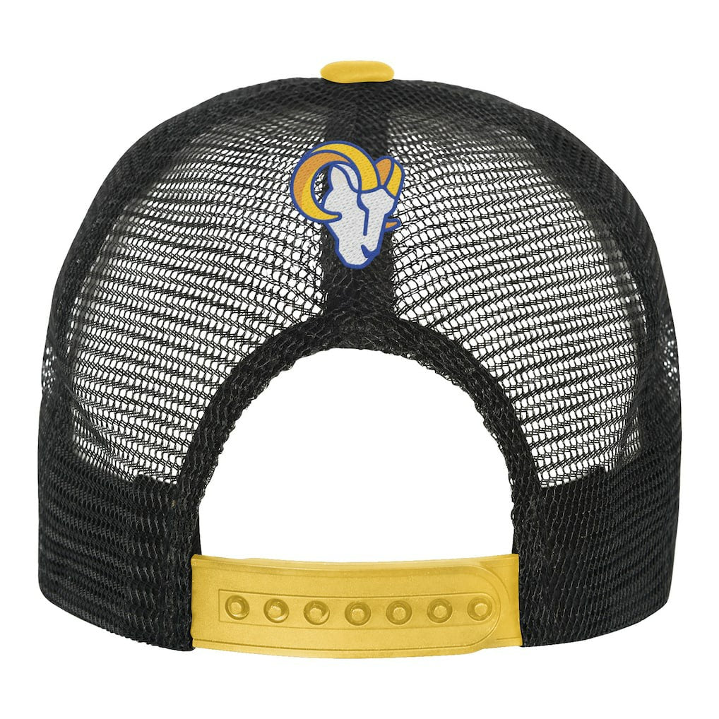 Los Angeles Rams Youth Modern Fan Trucker Adjustable Hat - White/Gold online