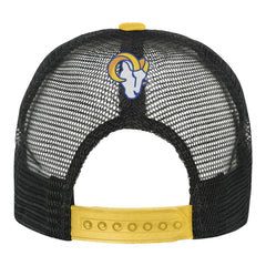 Los Angeles Rams Youth Modern Fan Trucker Adjustable Hat - White/Gold online
