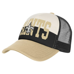 New Orleans Saints Youth Modern Fan Trucker Adjustable Hat - White/Gold discount