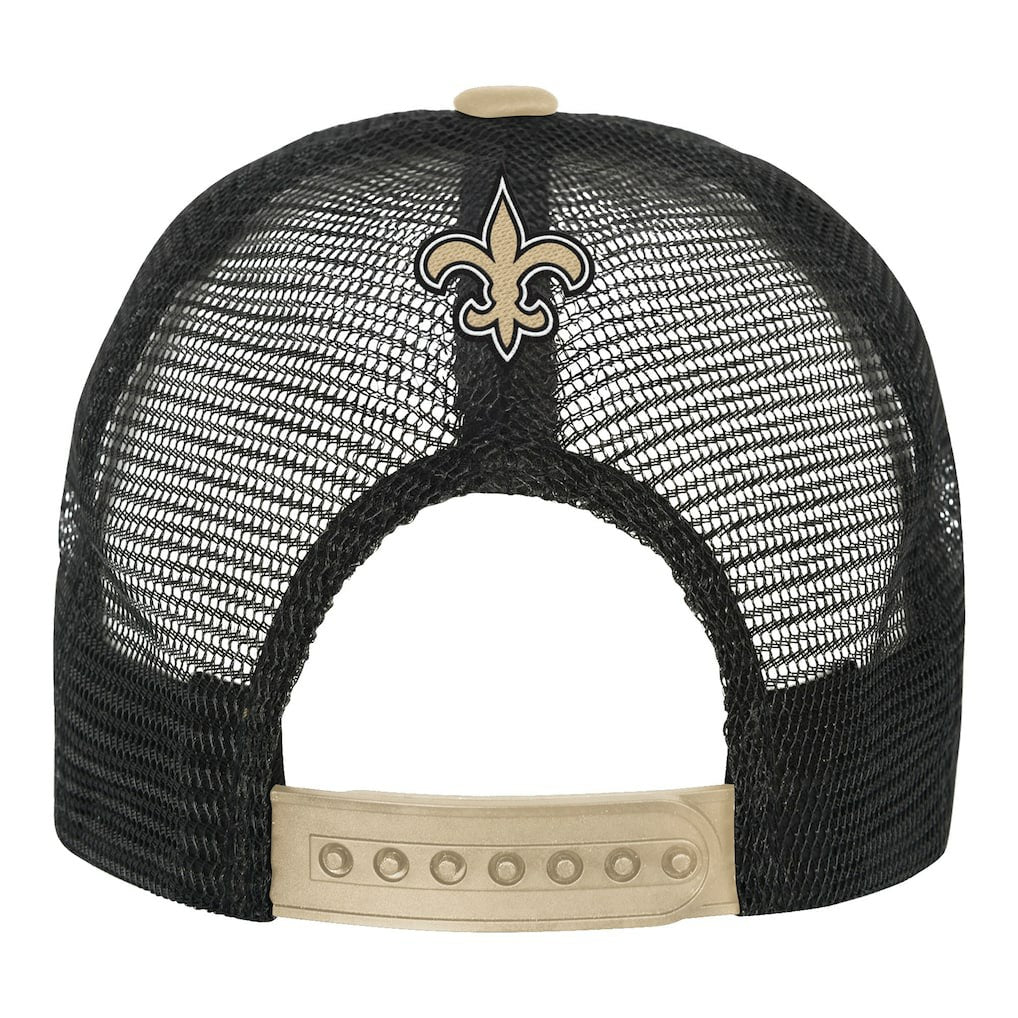 New Orleans Saints Youth Modern Fan Trucker Adjustable Hat - White/Gold discount