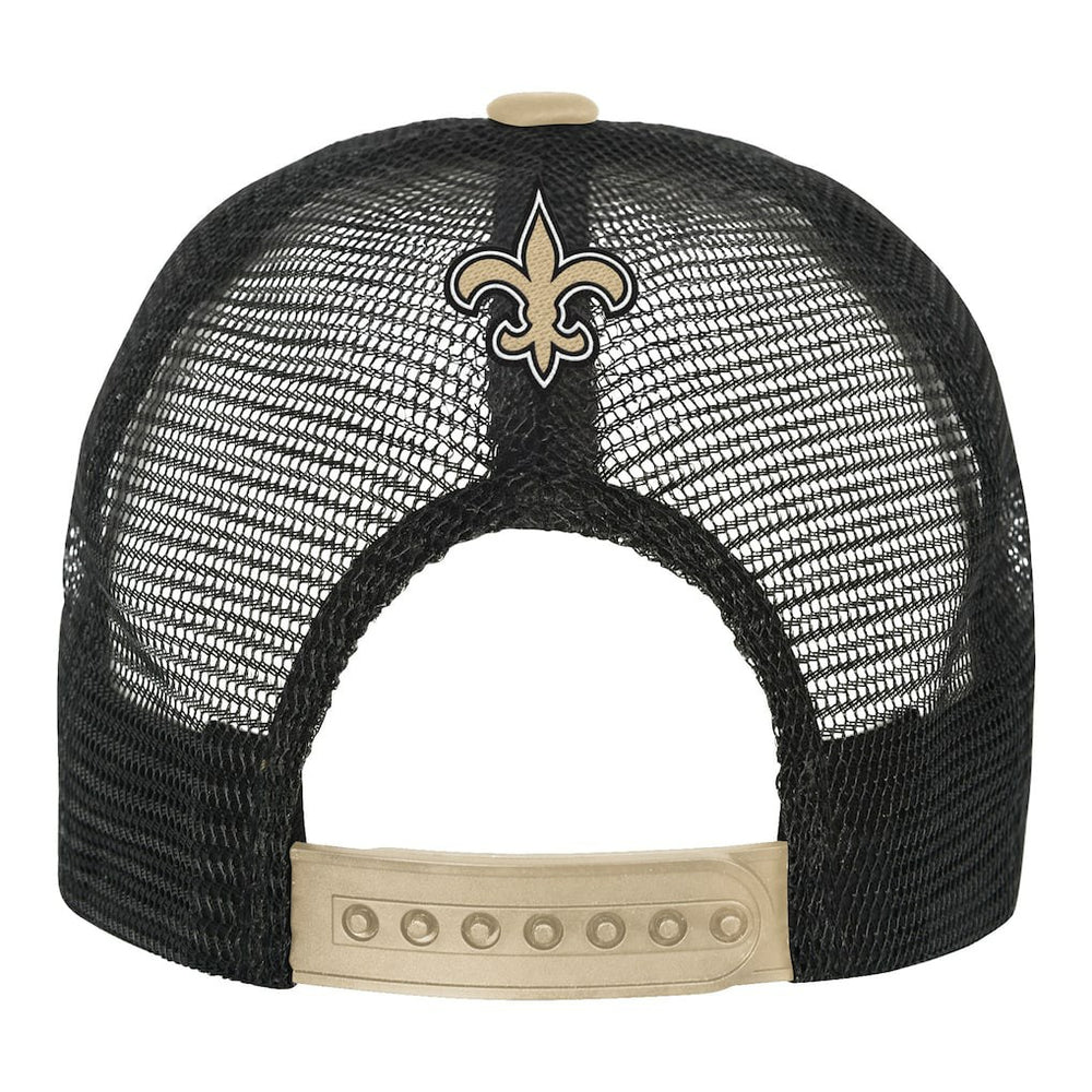 New Orleans Saints Youth Modern Fan Trucker Adjustable Hat - White/Gold discount