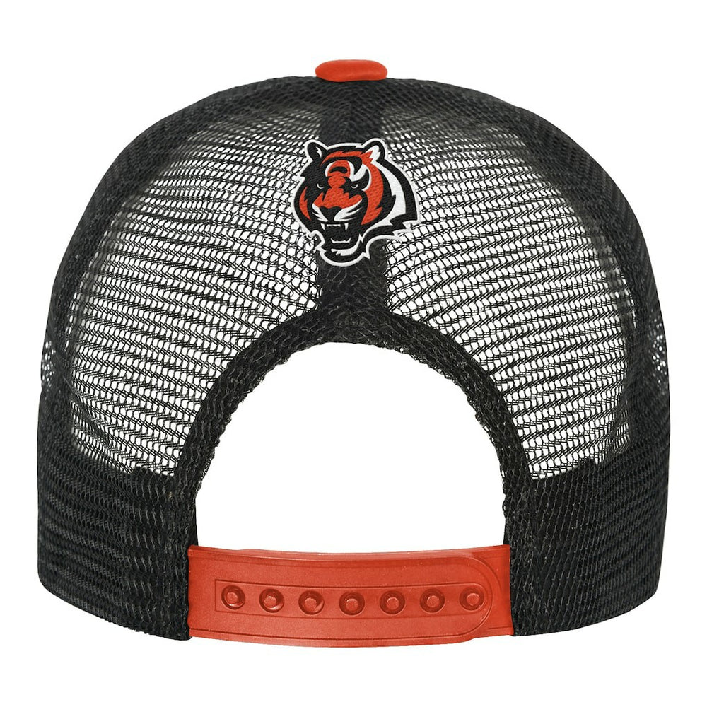 Cincinnati Bengals Youth Modern Fan Trucker Adjustable Hat - White/Orange online