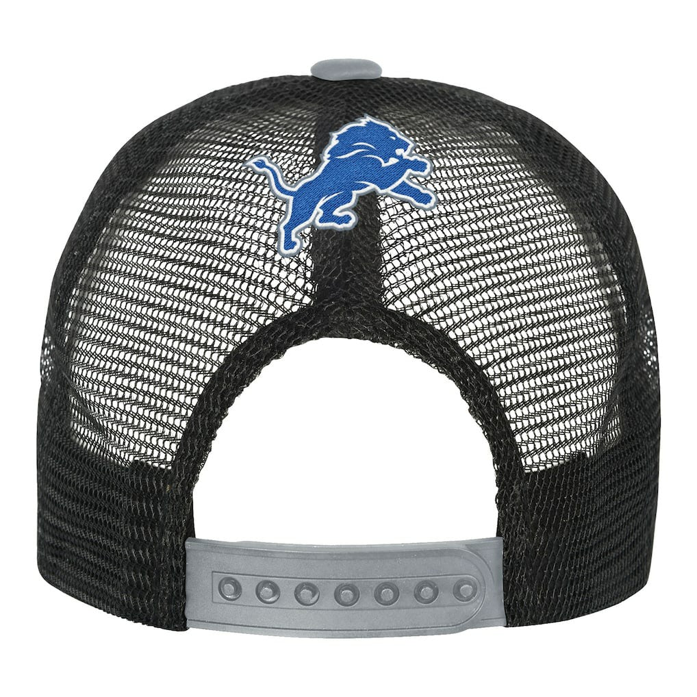 Detroit Lions Youth Modern Fan Trucker Adjustable Hat - White/Silver on sale