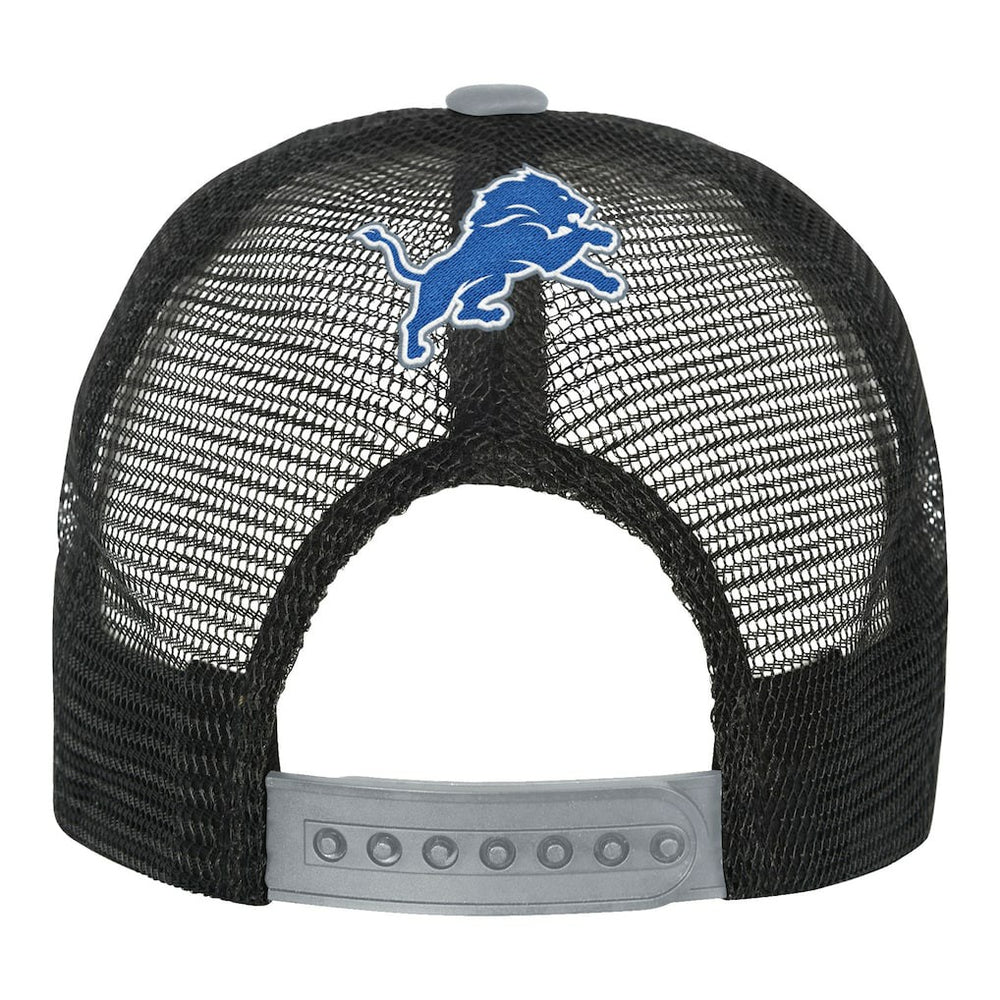 Detroit Lions Youth Modern Fan Trucker Adjustable Hat - White/Silver on sale