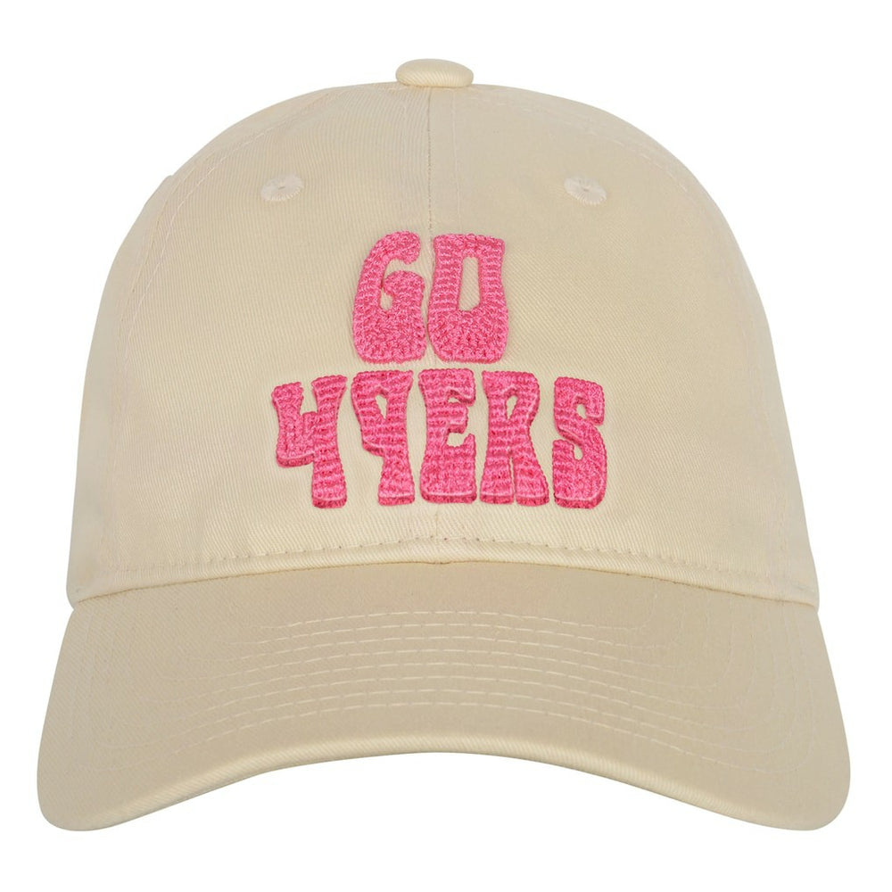 San Francisco 49ers Outerstuff Girls Youth Blitz Adjustable Hat - Cream on sale