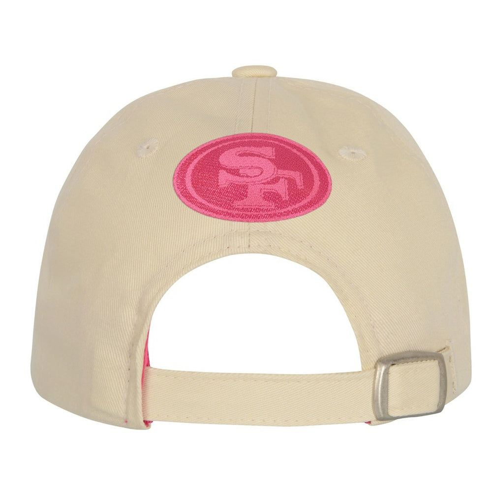San Francisco 49ers Outerstuff Girls Youth Blitz Adjustable Hat - Cream on sale