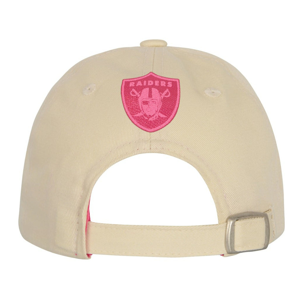 Las Vegas Raiders Outerstuff Girls Youth Blitz Adjustable Hat - Cream discount
