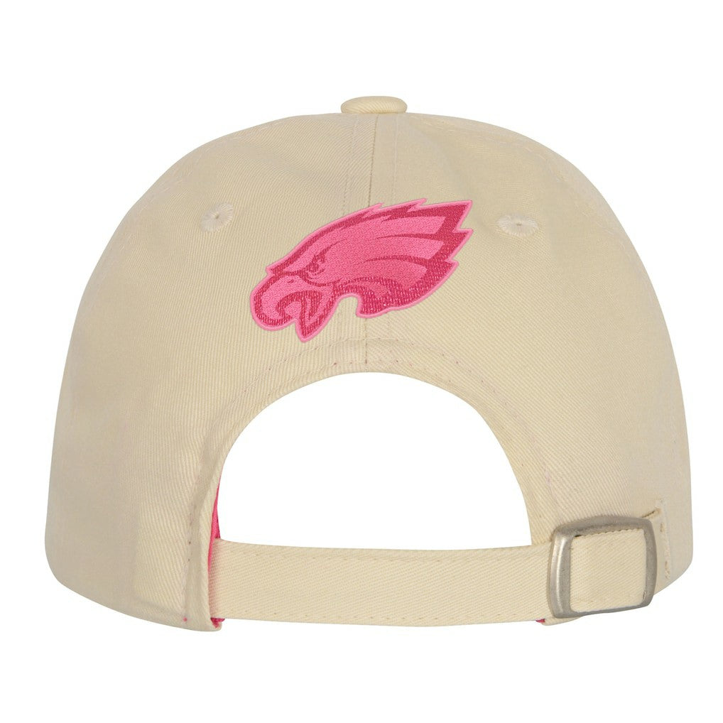 Philadelphia Eagles Outerstuff Girls Youth Blitz Adjustable Hat - Cream outlet