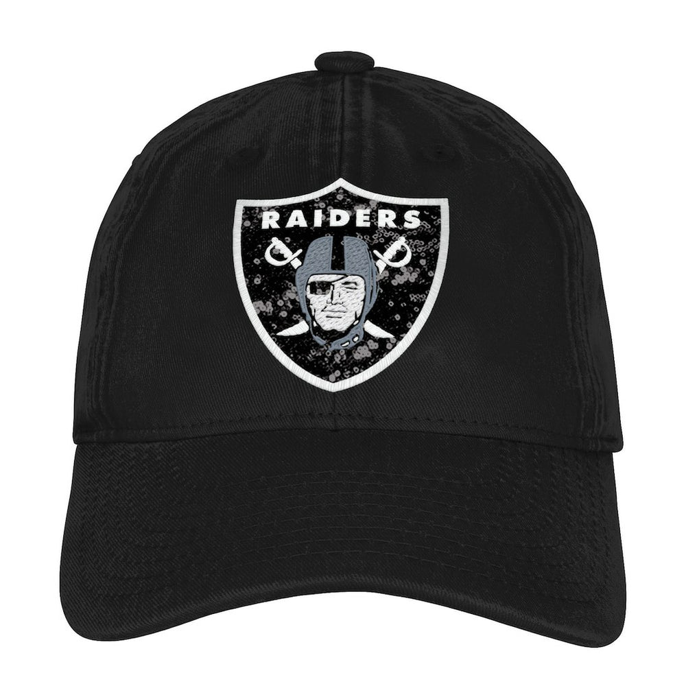 Las Vegas Raiders Outerstuff Girls Youth Gridiron Adjustable Hat - Black on sale