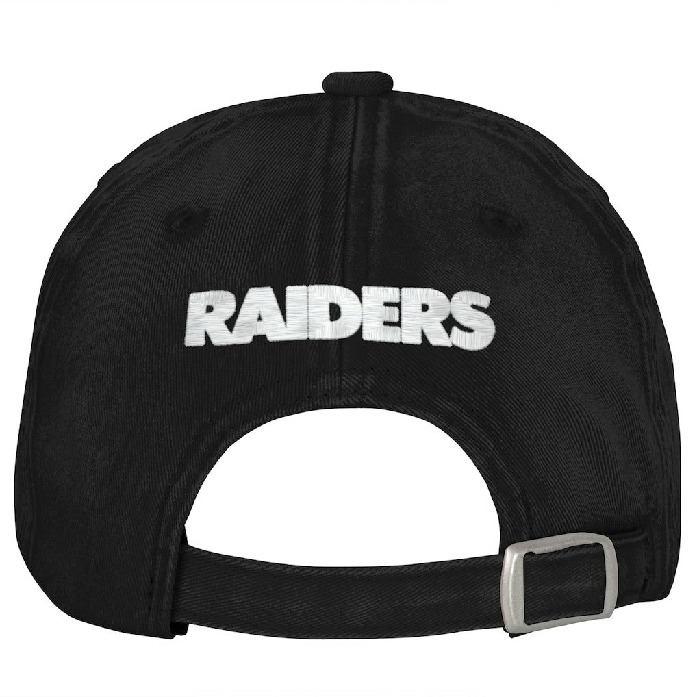 Las Vegas Raiders Outerstuff Girls Youth Gridiron Adjustable Hat - Black on sale