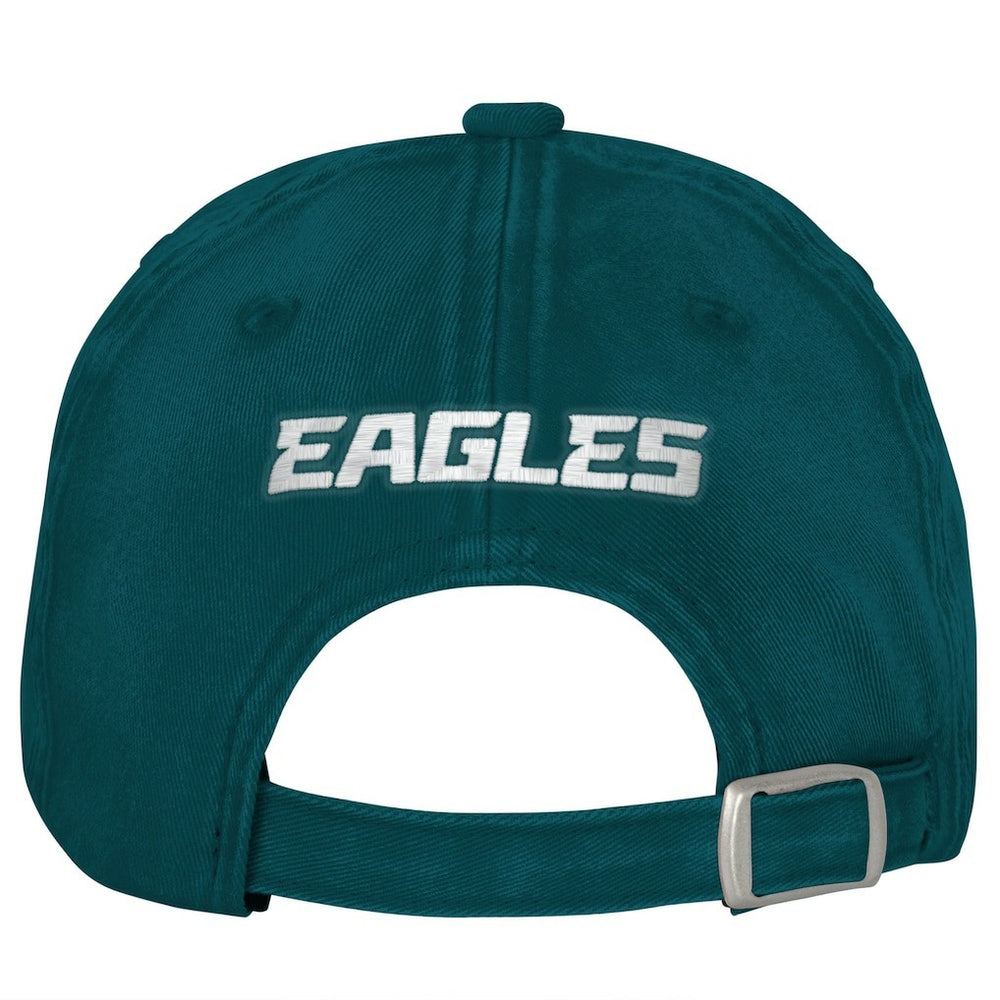 Philadelphia Eagles Outerstuff Girls Youth Gridiron Adjustable Hat - Midnight Green on sale