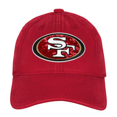 San Francisco 49ers Outerstuff Girls Youth Gridiron Adjustable Hat - Scarlet for sale