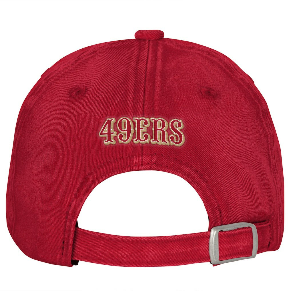 San Francisco 49ers Outerstuff Girls Youth Gridiron Adjustable Hat - Scarlet for sale