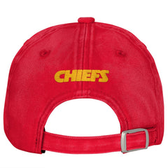 Kansas City Chiefs Outerstuff Girls Youth Gridiron Adjustable Hat - Red for sale