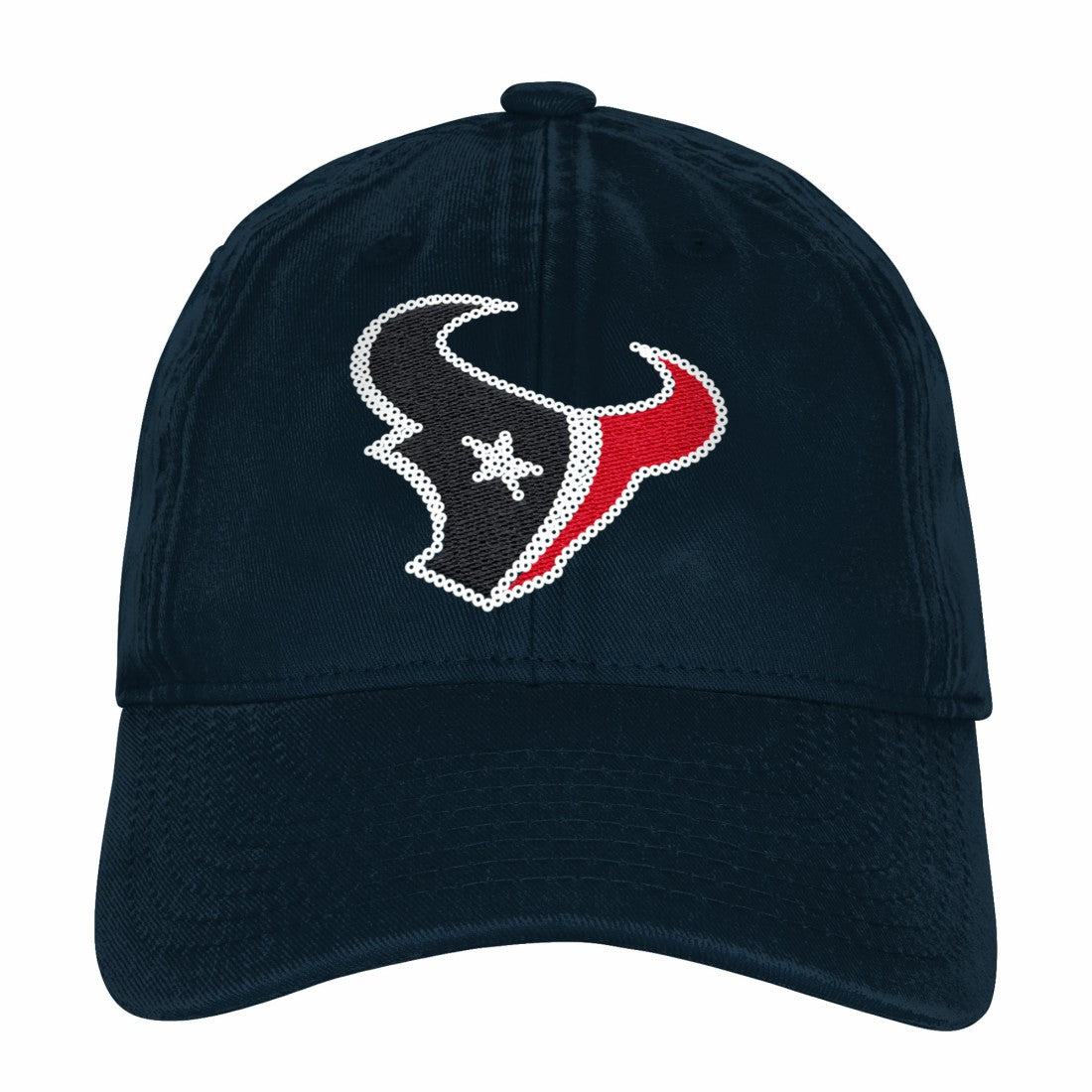 Houston Texans Outerstuff Girls Youth Gridiron Adjustable Hat - Navy discount