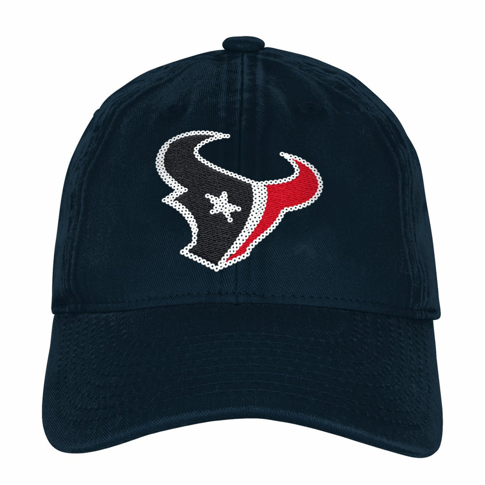 Houston Texans Outerstuff Girls Youth Gridiron Adjustable Hat - Navy discount