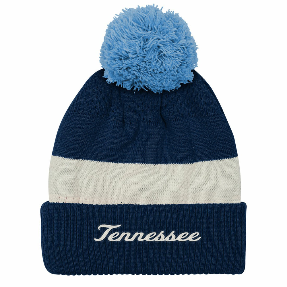 Tennessee Titans Outerstuff Youth Modern Fan Cuffed Knit Hat with Pom - Navy sale