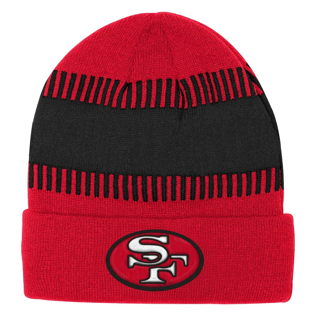 San Francisco 49ers Outerstuff Bright Lights Cuffed Knit Hat - Scarlet outlet