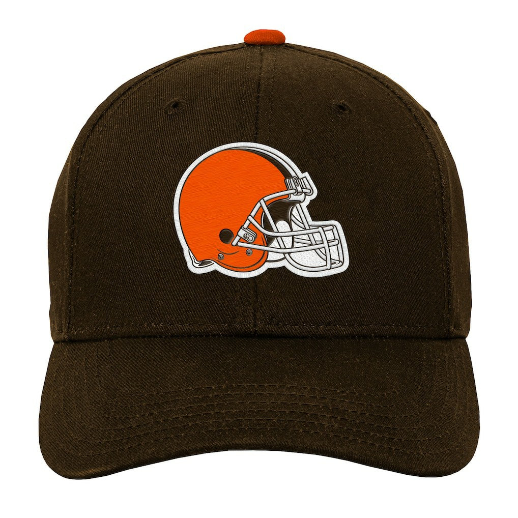 Cleveland Browns Outerstuff Youth Team Pre-Curved Adjustable Hat - Brown discount