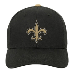 New Orleans Saints Outerstuff Youth Team Pre-Curved Adjustable Hat - Black online