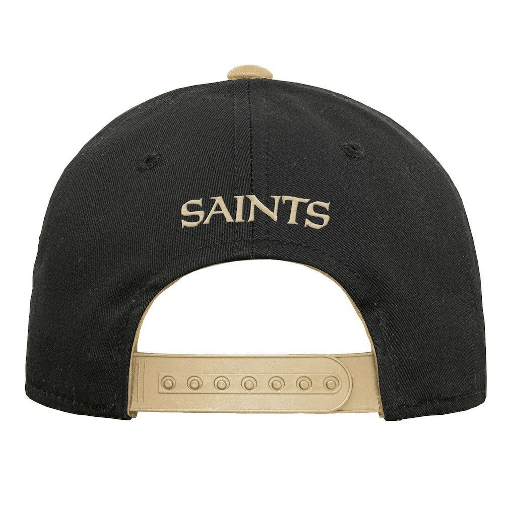New Orleans Saints Outerstuff Youth Team Pre-Curved Adjustable Hat - Black online