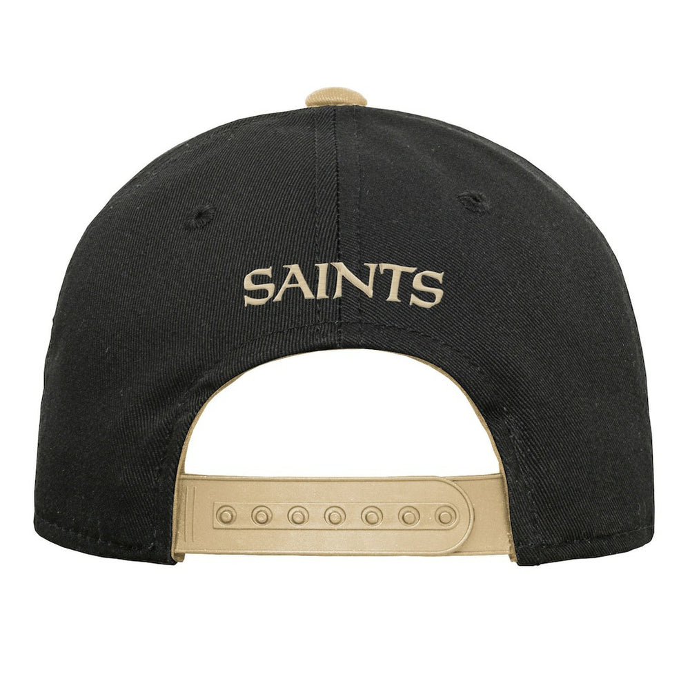 New Orleans Saints Outerstuff Youth Team Pre-Curved Adjustable Hat - Black online