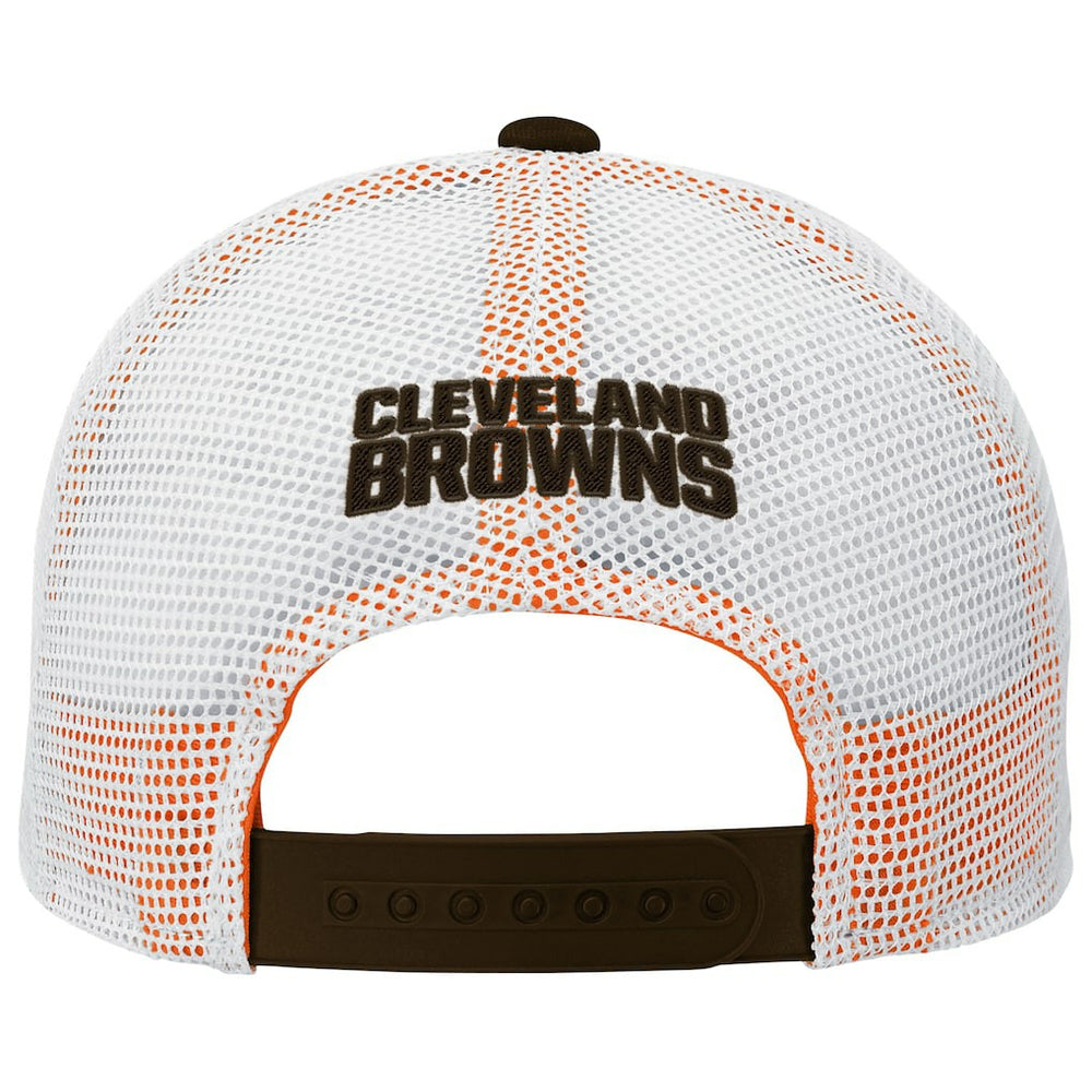 Cleveland Browns Outerstuff Preschool Core Lockup Trucker Adjustable hat - Brown on sale