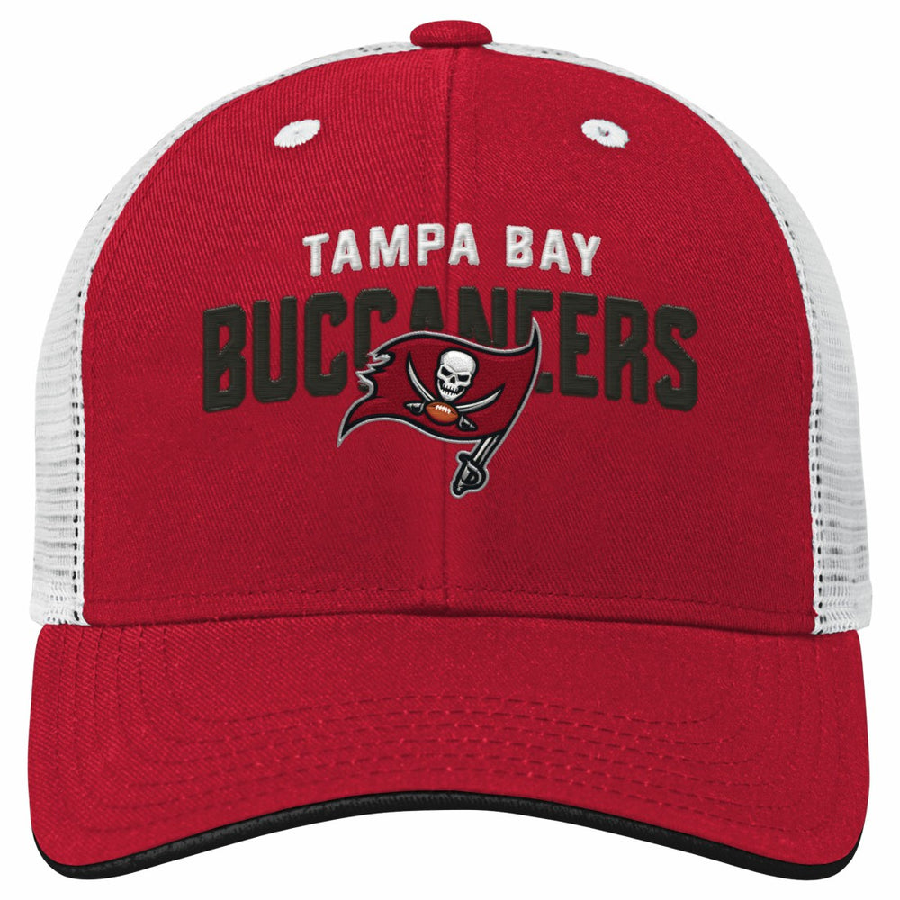 Tampa Bay Buccaneers Outerstuff Preschool Core Lockup Trucker Adjustable hat - Red cheap