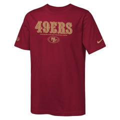 San Francisco 49ers Youth Sideline Team Issue T-Shirt - Scarlet | Nike discount