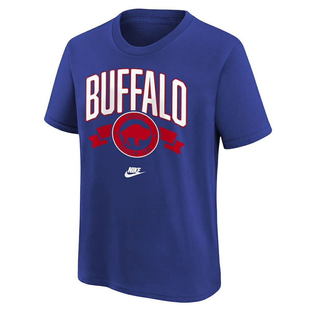 Buffalo Bills Youth Rewind Front & Back Essential T-Shirt - Royal | Nike sale