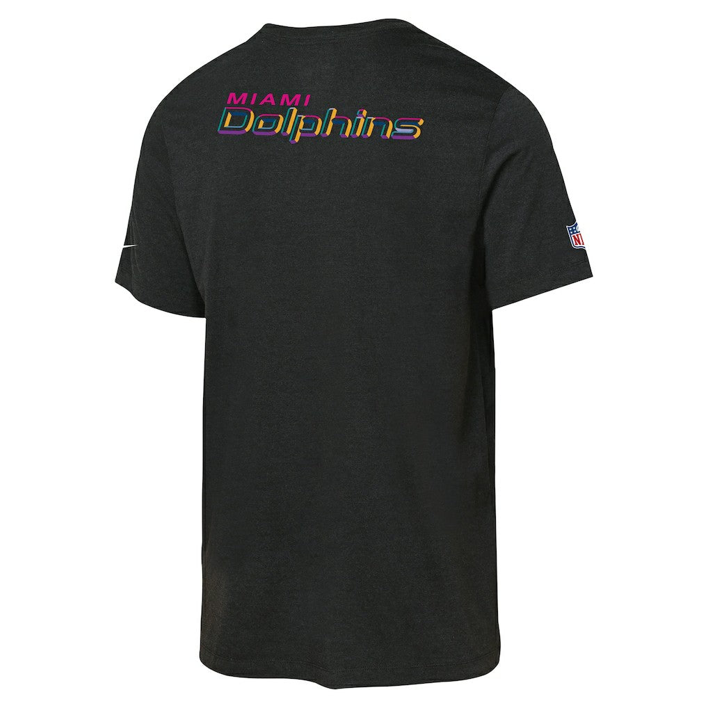 Miami Dolphins Youth 2025 NFL Crucial Catch Tri-Blend Dri-FIT T-Shirt - Black | Nike on sale