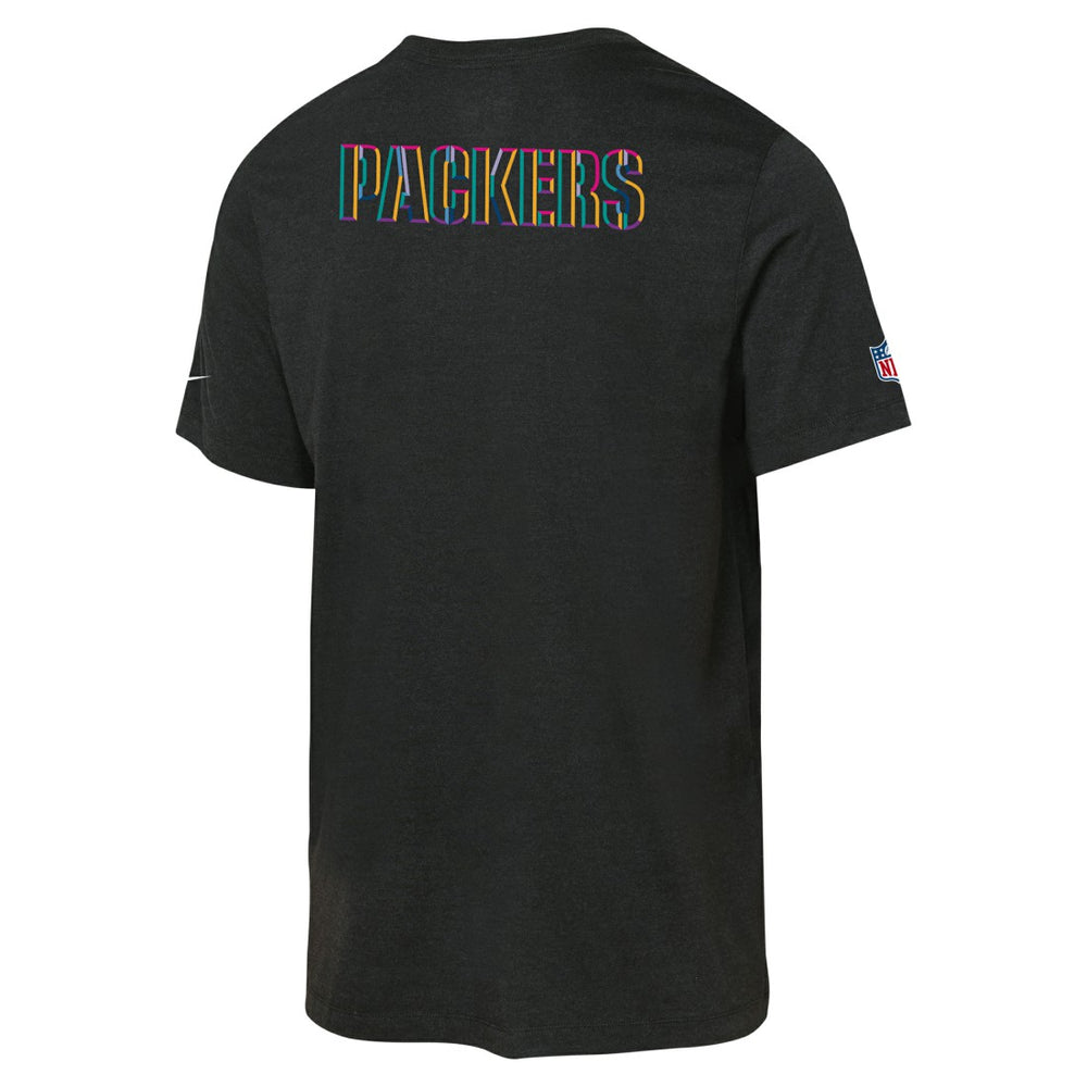 Green Bay Packers Youth 2025 NFL Crucial Catch Tri-Blend Dri-FIT T-Shirt - Black | Nike cheap
