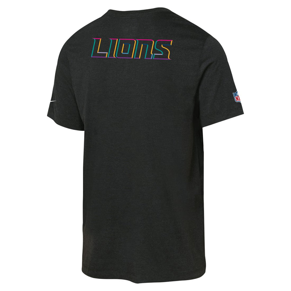 Detroit Lions Youth 2025 NFL Crucial Catch Tri-Blend Dri-FIT T-Shirt - Black | Nike outlet