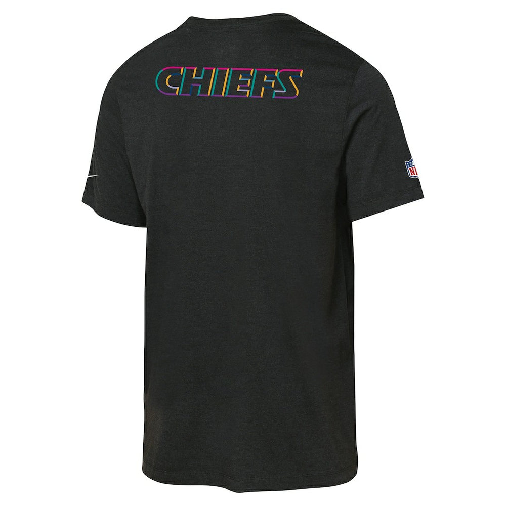 Kansas City Chiefs Youth 2025 NFL Crucial Catch Tri-Blend Dri-FIT T-Shirt - Black | Nike online