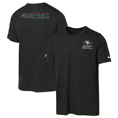 San Francisco 49ers Youth 2025 NFL Crucial Catch Tri-Blend Dri-FIT T-Shirt - Black | Nike sale