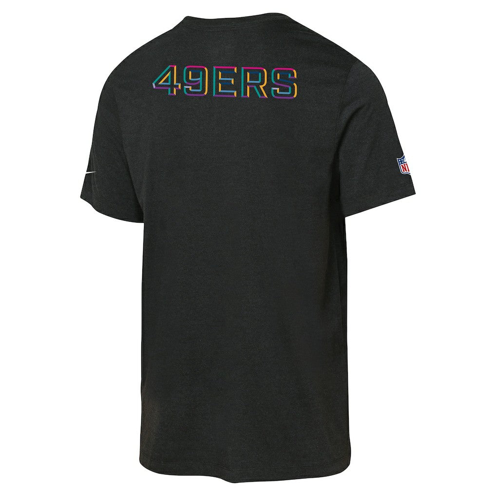 San Francisco 49ers Youth 2025 NFL Crucial Catch Tri-Blend Dri-FIT T-Shirt - Black | Nike sale