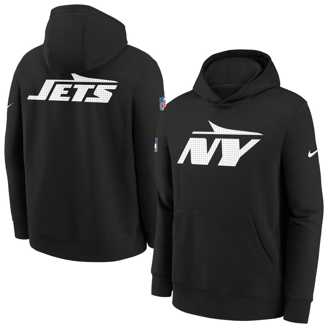 New York Jets Youth Sideline Club Fleece Hoodie - Black | Nike sale