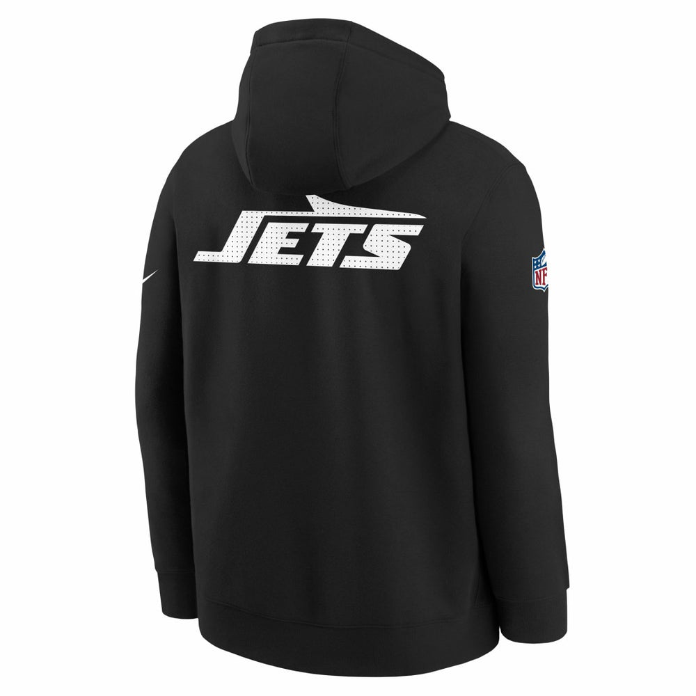 New York Jets Youth Sideline Club Fleece Hoodie - Black | Nike sale