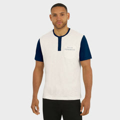 Dallas Cowboys Darius Rucker Collection Henley Colorblock Slub Pocket T-Shirt - Cream online