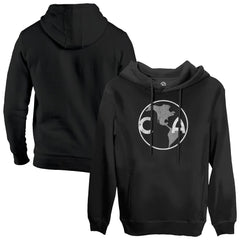 Club America 1863FC Retro Badge Pullover Hoodie - Black shop