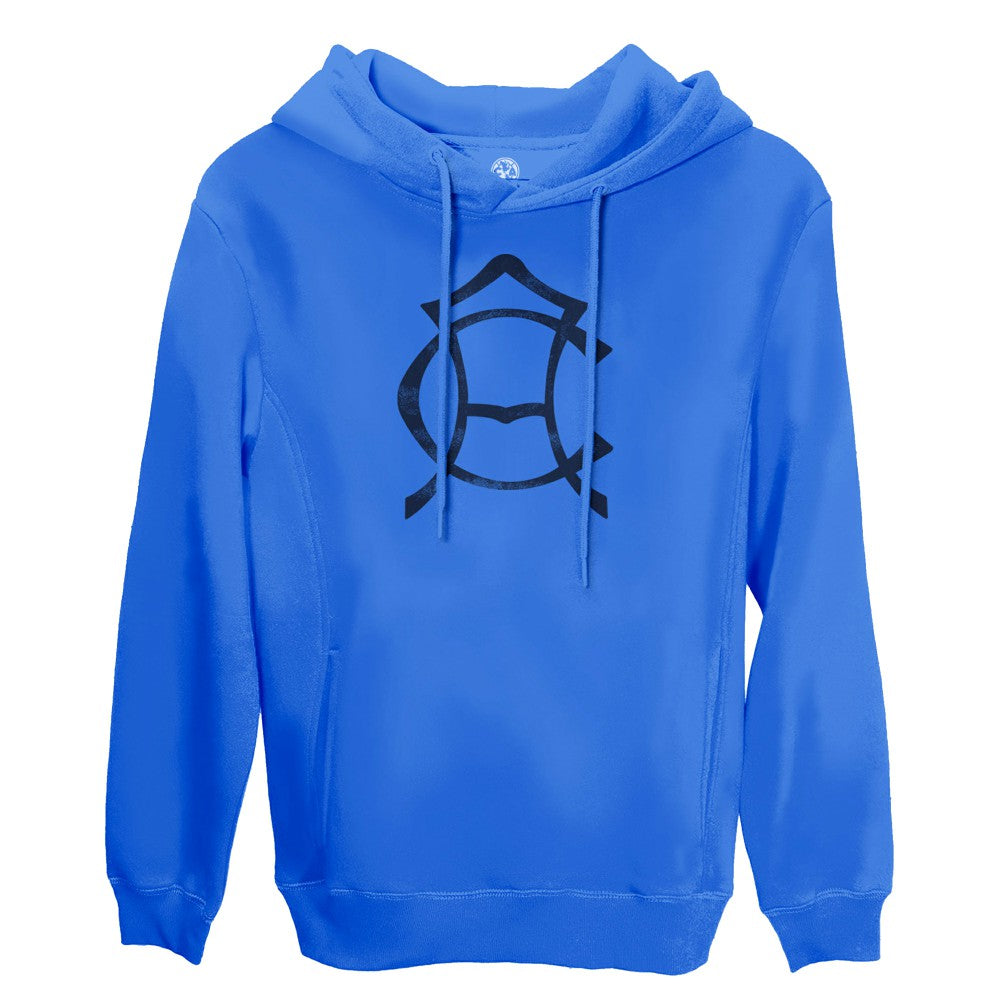 Club America 1863FC Retro Badge Pullover Hoodie - Blue sale