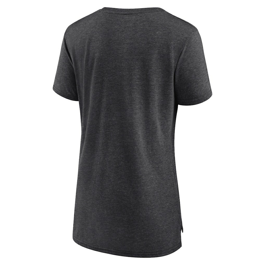 New Orleans Saints Women's Vintage Arch Tri-Blend T-Shirt - Charcoal sale