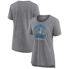 Detroit Lions Women's Vintage Arch Tri-Blend T-Shirt - Gray online