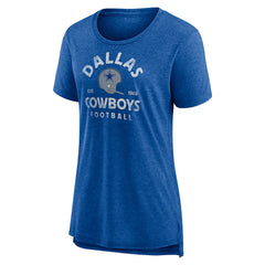 Dallas Cowboys Women's Vintage Arch Tri-Blend T-Shirt - Royal online