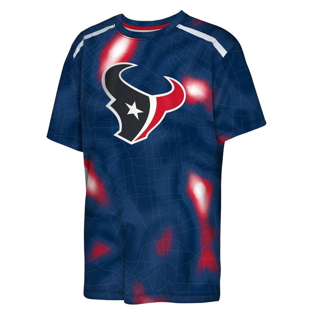 Houston Texans Outerstuff Youth End Zone Dri-Tek T-Shirt - Navy cheap